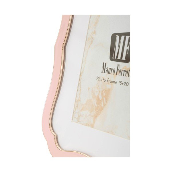 Jasnoróżowa metalowa/szklana ramka stojąca 17x22 cm Margot – Mauro Ferretti-image-4