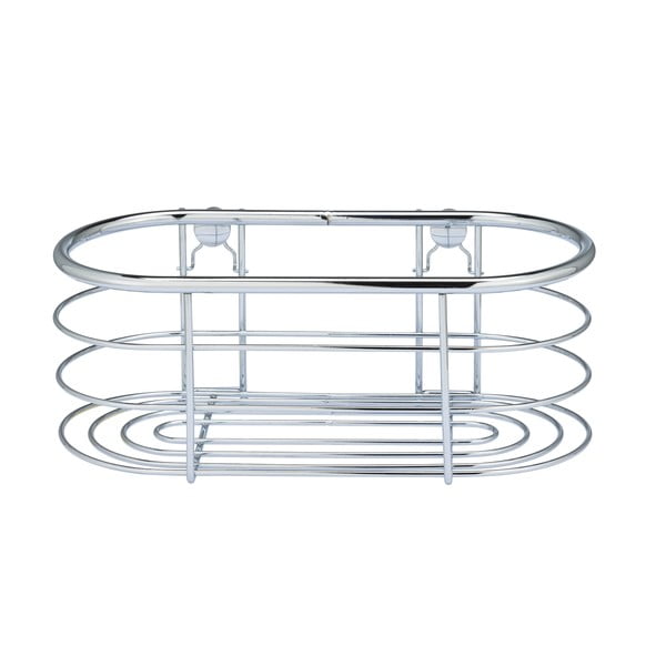 Półka łazienkowa w kolorze srebra Wenko Trestina, 26x11 cm-image-3