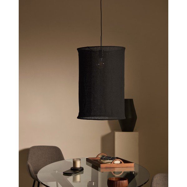 Czarny abażur ø 40 cm Mariela – Kave Home-image-1