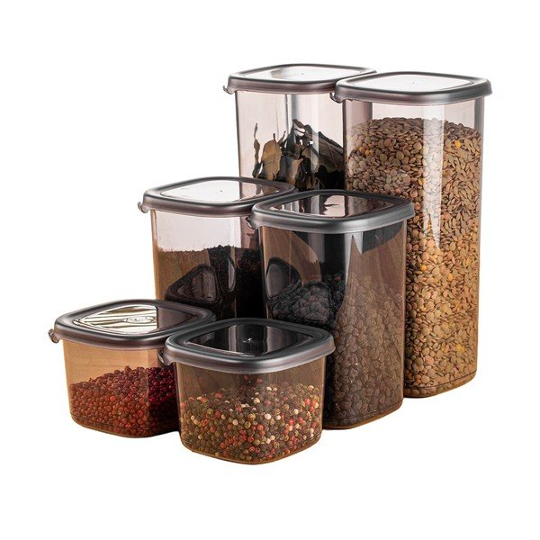 Pojemniki 6 szt. na żywność Fresco – Hermia