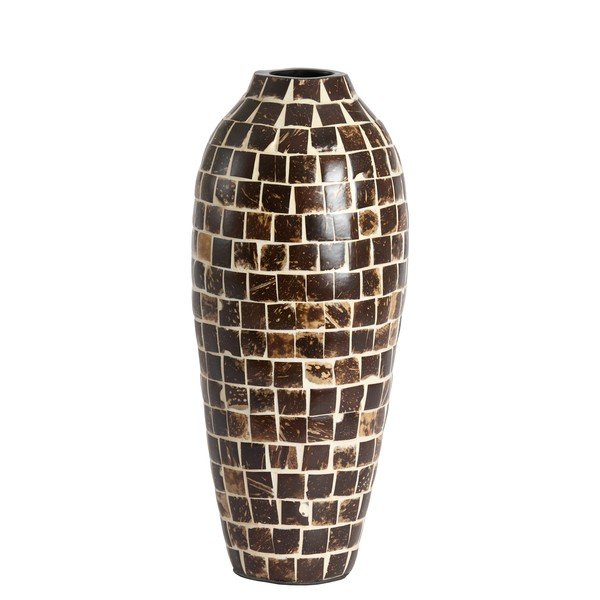Brązowy bambusowy wazon (wysokość 40 cm) Tudela – Light & Living