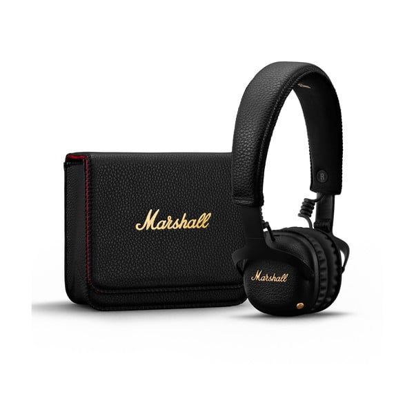 Czarne słuchawki bezprzewodowe Marshall Mid A.N.C.