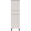 Kremowa wysoka/wąska szafka łazienkowa 34x120 cm Salinas – Germania