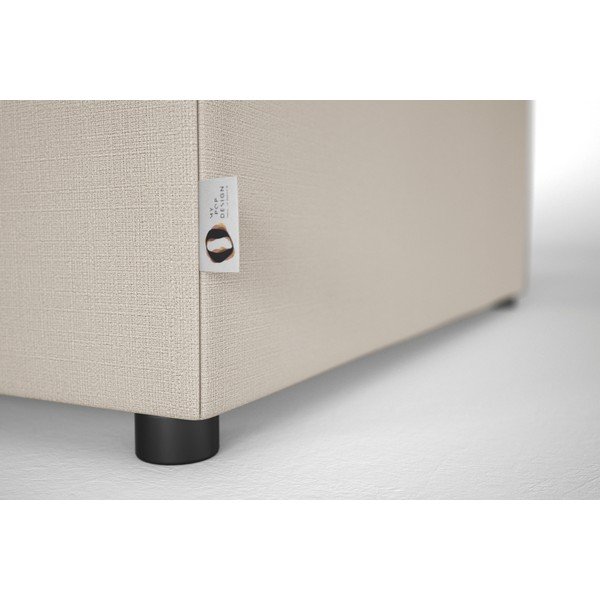 Kremowy tapicerowany rozkładany puf My Pop Design Brady, 80 cm-image-4