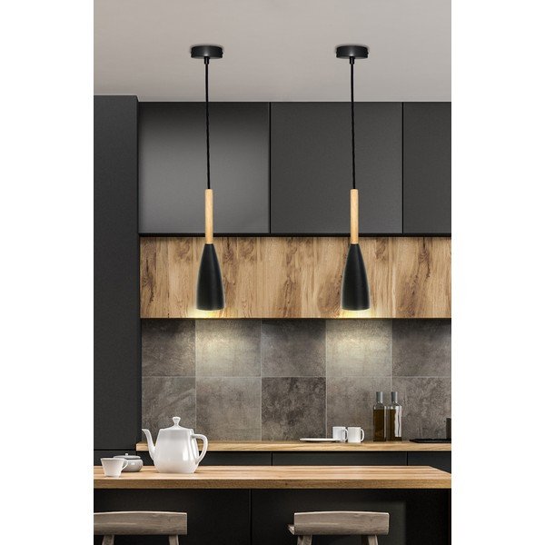 Lampa wisząca z metalowym kloszem ø 10 cm Trosa – Candellux Lighting-image-1