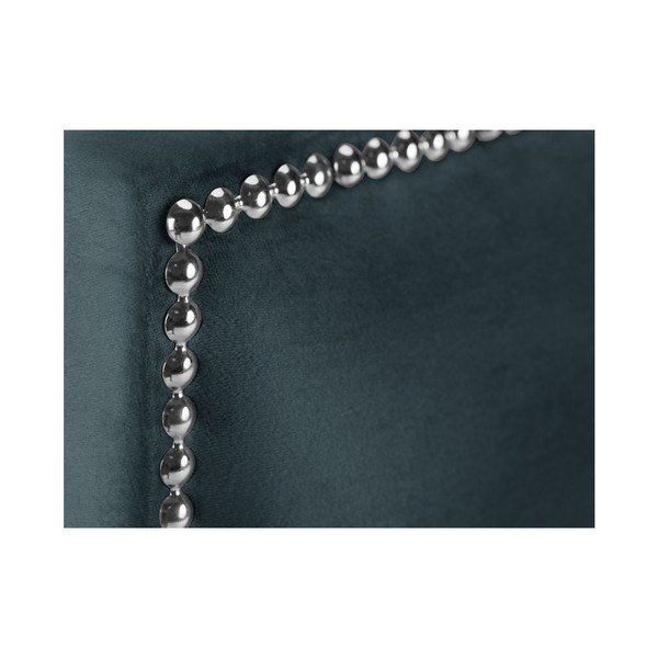 Niebieskozielony zagłówek łóżka Mazzini Sofas Cloves, 140x120 cm-image-3