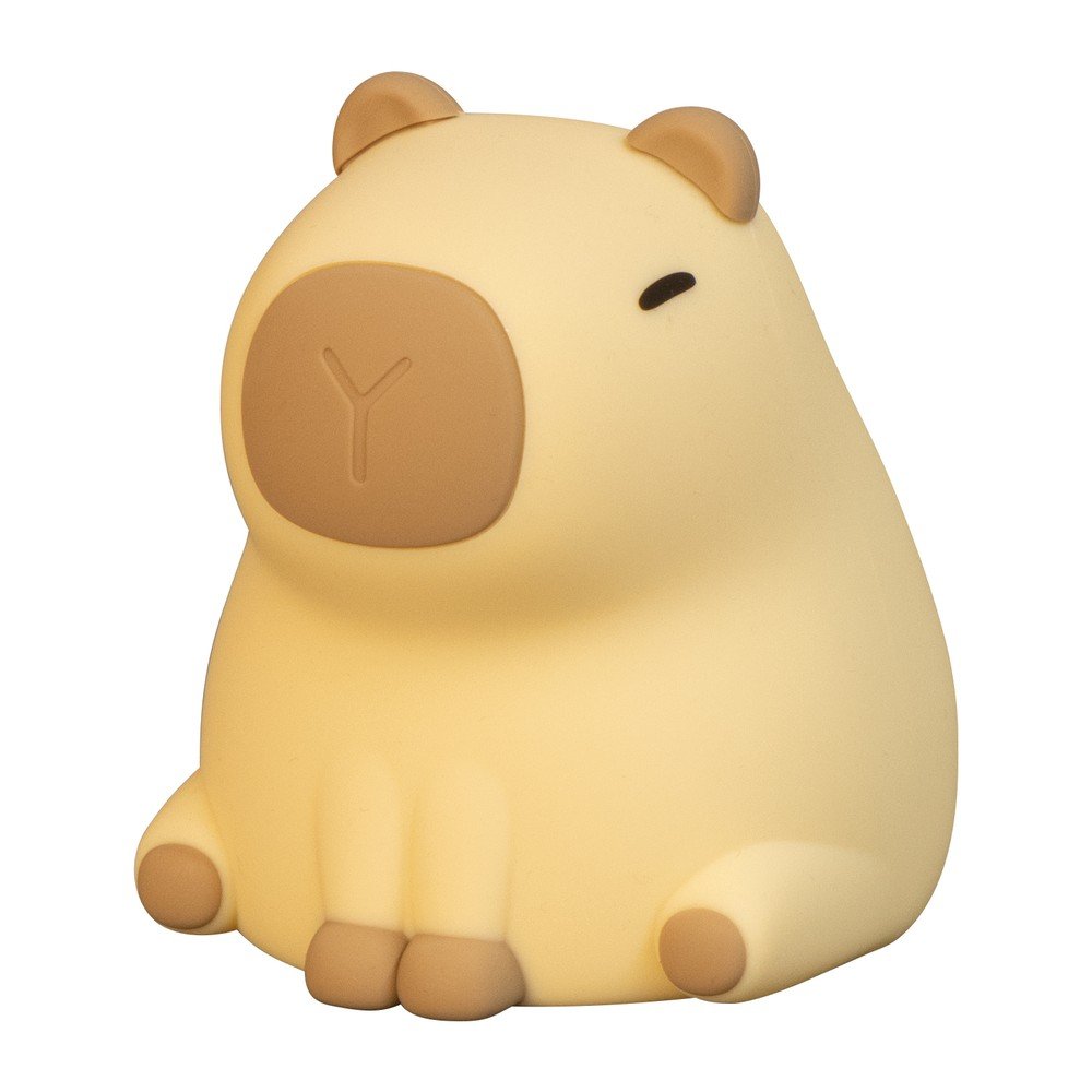 Jasnożółta dziecięca lampka nocna Capybara – Fischer & Honsel