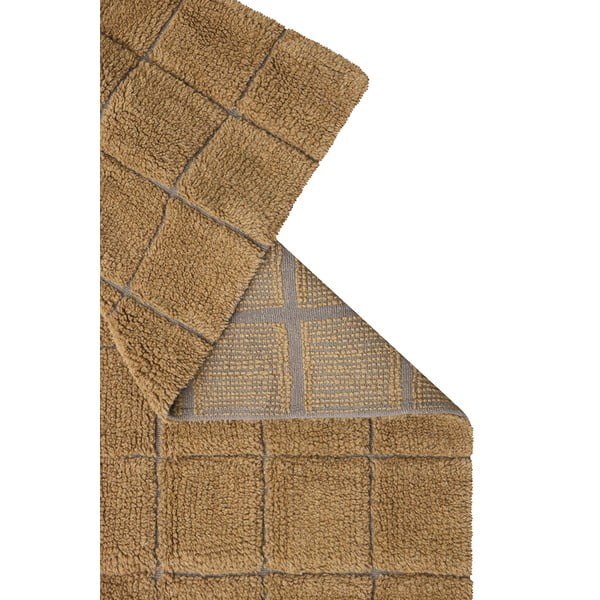 Wełniany dywan tkany ręcznie w kolorze ochry 170x240 cm Mosaic Ochre – Lorena Canals-image-3