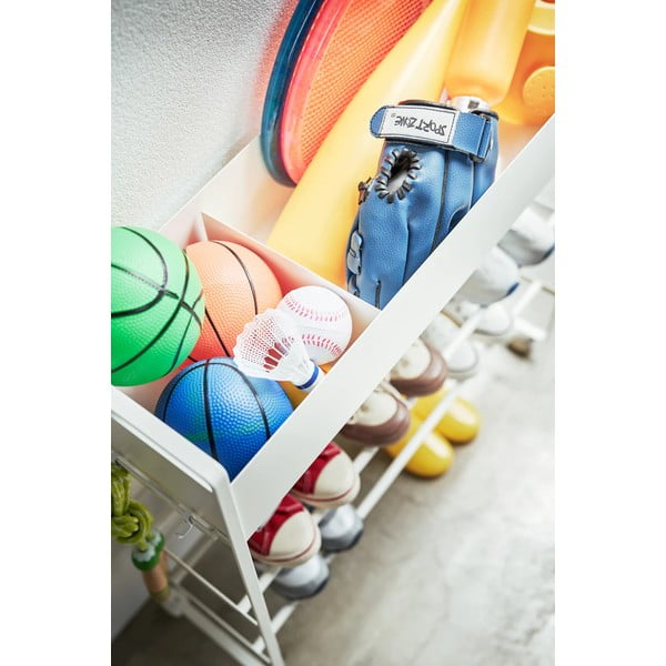 Biała metalowa dziecięca szafka na buty 74,5x74,5x22 cm Tower – YAMAZAKI-image-1