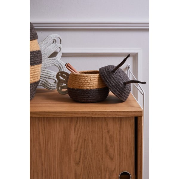 Tekstylny dziecięcy kosz na zabawki ø 15x15 cm Baby Bee – Lorena Canals-image-3