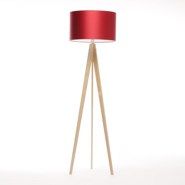 Lampa stojąca Artista Birch/Red, 125x42 cm