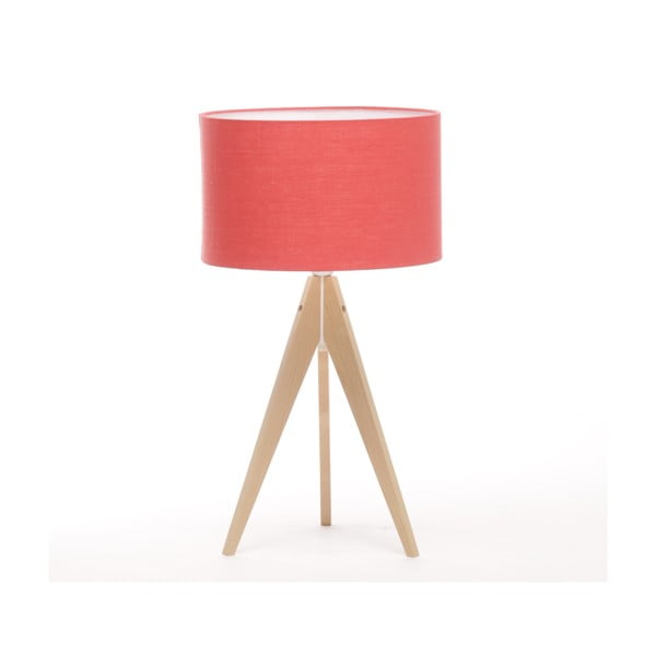 Lampa stołowa Artist Coral Red/Natural