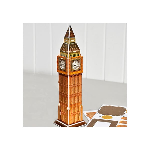 Papierowy model Big Ben do złożenia Rex London Big Ben