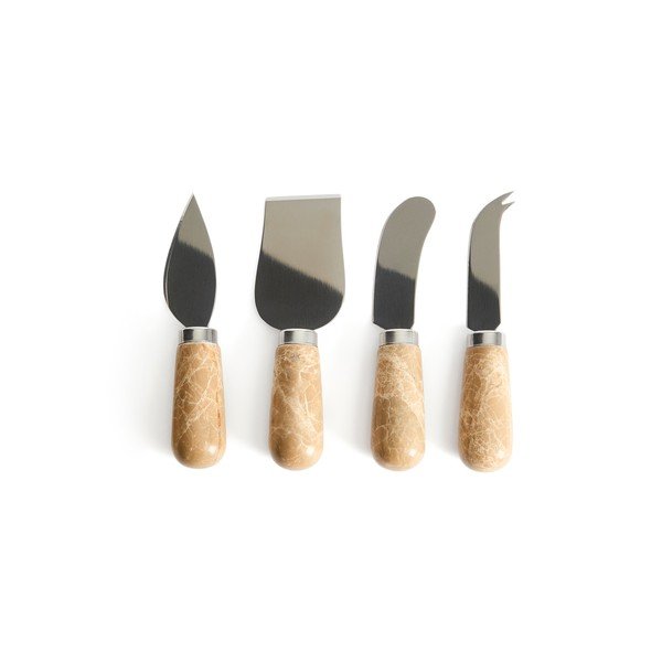 Noże do sera ze stali nierdzewnej zestaw 4 szt. Adoma – Kave Home