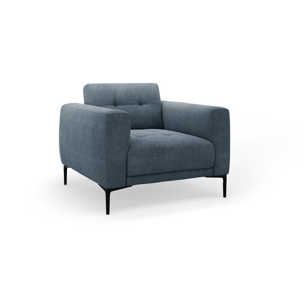 Ciemnoniebieski fotel Bemy – Micadoni 