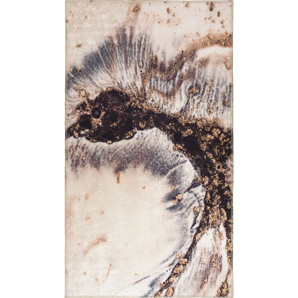 Kremowo-brązowy dywan odpowiedni do prania 180x120 cm – Vitaus