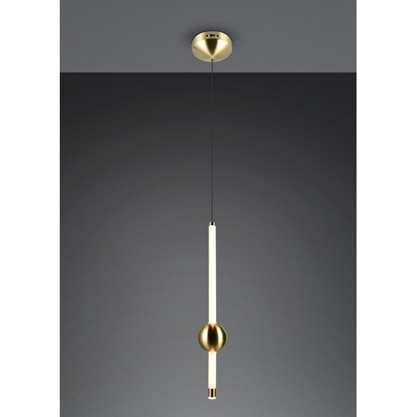 Lampa wisząca LED ze ściemniaczem w kolorze mosiądzu Melita – Trio-image-2