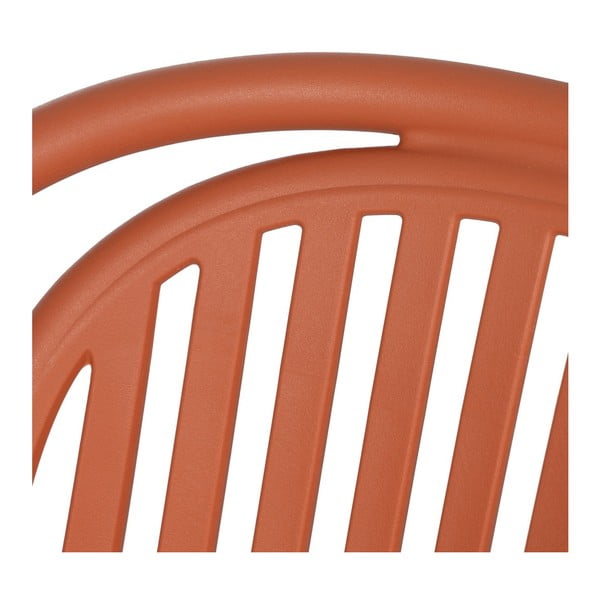 Plastikowe krzesło w kolorze terakoty Alia – Ixia-image-4