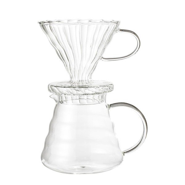 Szklany komplet do przyrządzania kawy filtrowanej Bloomingville Coffee Drip-image-1
