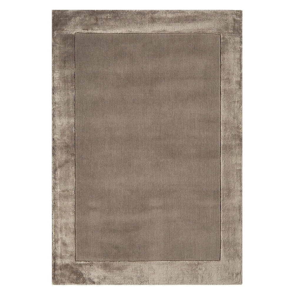 Brązowy dywan z mieszanki wełny tkany ręcznie 120x170 cm Ascot – Asiatic Carpets