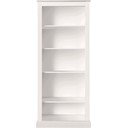 Biały regał z litego drewna sosnowego 181x31 cm Mille – Støraa