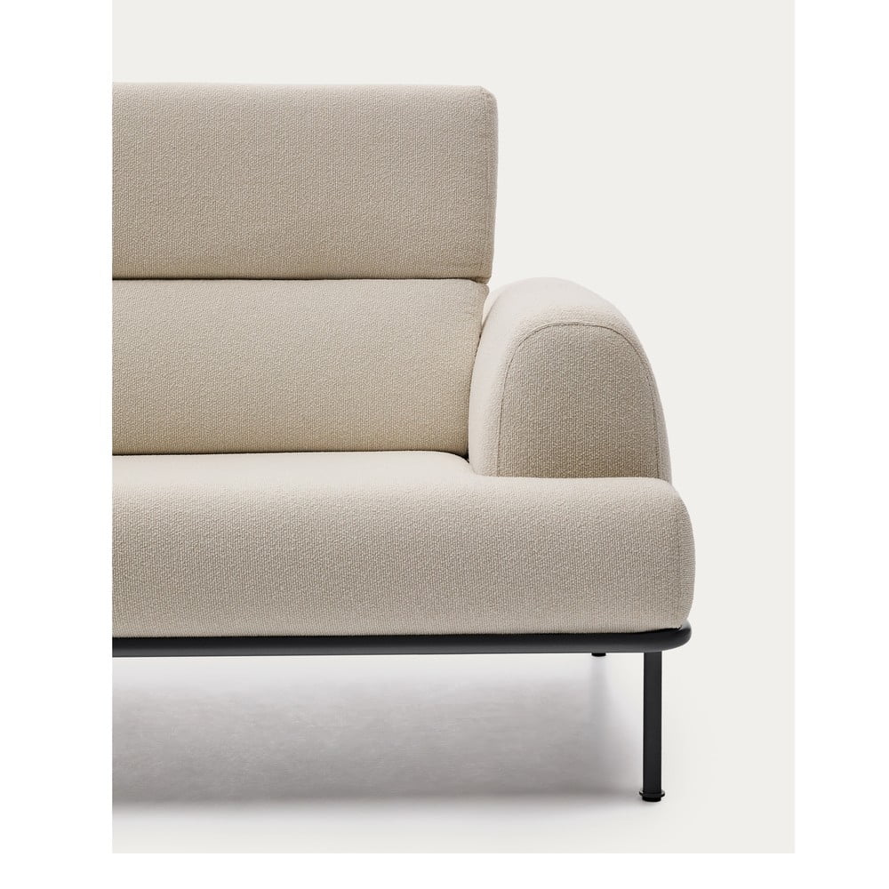Beżowa sofa z tkaniny szenilowej 234 cm Aurum – Kave Home (zdjęcie 10)