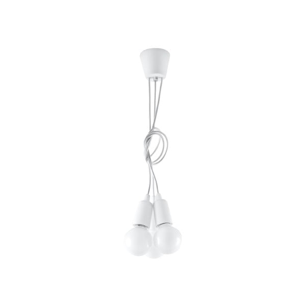 Biała lampa wisząca ø 15 cm Rene – Nice Lamps