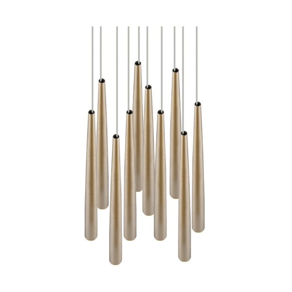 Lampa wisząca LED w kolorze złota ø 30 cm Cala – Trio Select-image-2