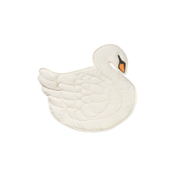 Kremowa mata do zabawy dla dzieci 100x110 cm Swan – Lorena Canals