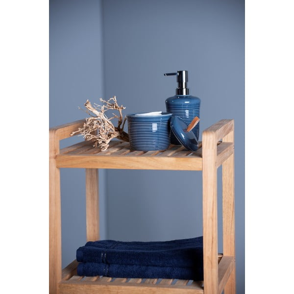 Niebieski ceramiczny dozownik do mydła Wenko Sada-image-1