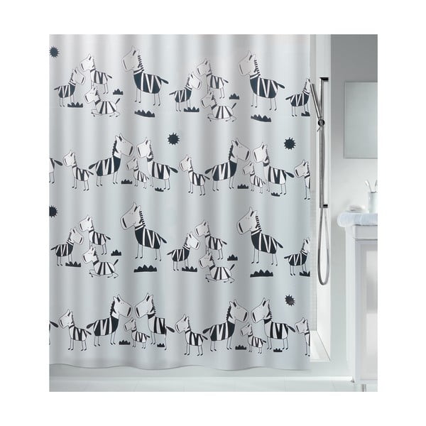 Zasłona prysznicowa 180x200 cm Zebi – Spirella