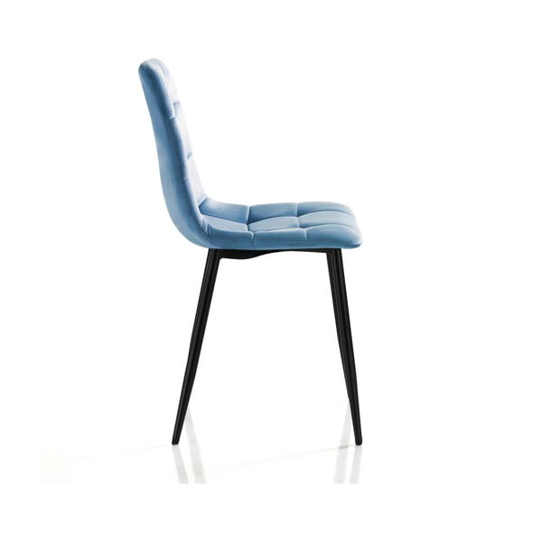Niebieske krzesła zestaw 2 szt. z aksamitu Faffy – Tomasucci-image-3