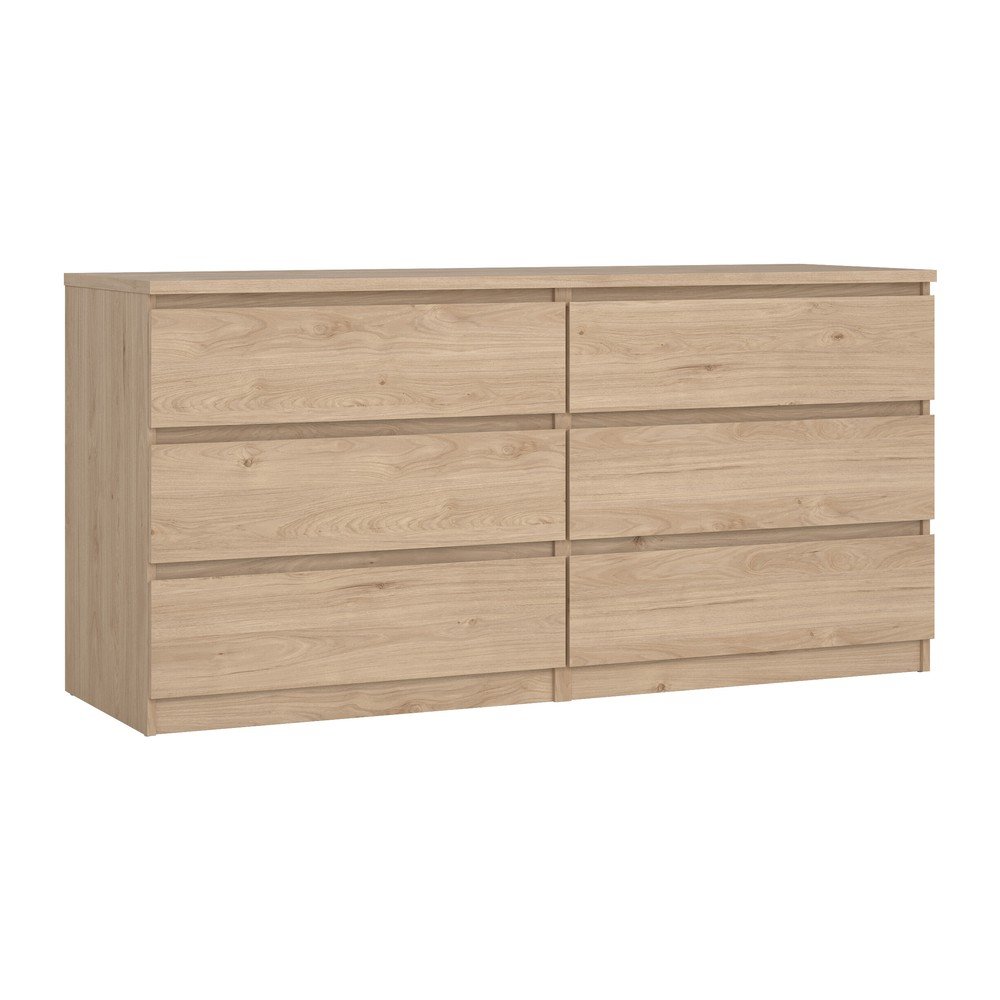 Komoda w dekorze dębu w naturalnym kolorze 154x76x50 cm Naia – Tvilum