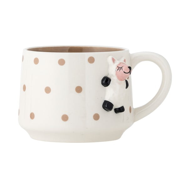 Biały ceramiczny kubek dla dzieci na kakao 370 ml Dolly – Bloomingville Mini