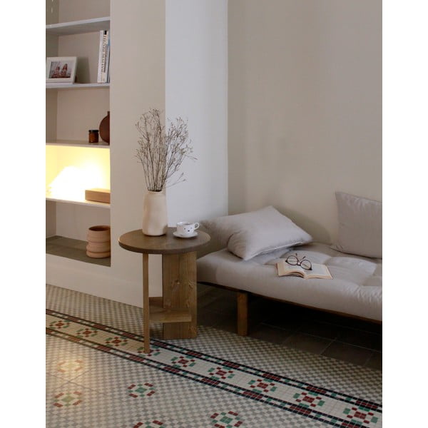 Beżowa lniana rozkładana sofa 200 cm Pace – Karup Design-image-1