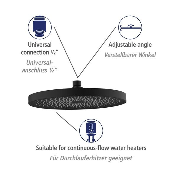 Deszczownica prysznicowa ø 26 cm Soft Water – Wenko-image-4