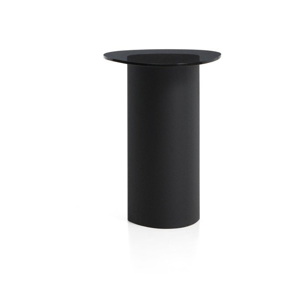 Stolik ze szklanym blatem 47x48 cm Olir – Kave Home-image-4