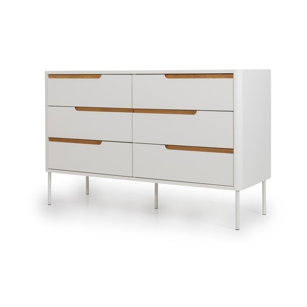 Biała komoda Tenzo Switch, 130x83 cm-image-3
