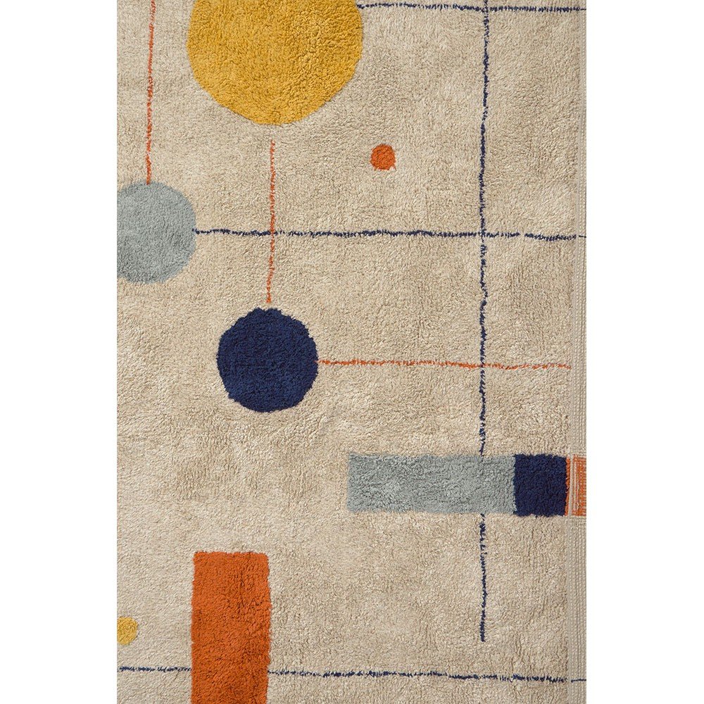 Beżowy bawełniany dywan odpowiedni do prania/tkany ręcznie 120x160 cm Geometrical Shapes – Lorena Canals (zdjęcie 6)