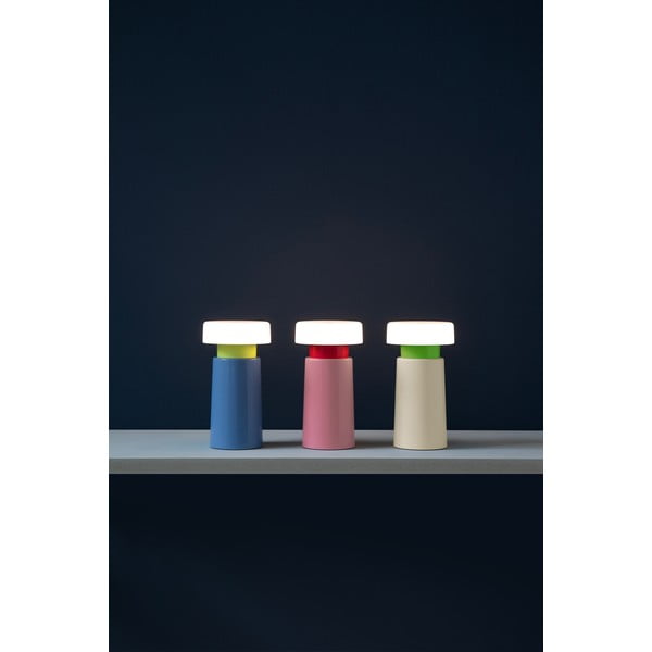 Różowa lampa stołowa LED ze ściemniaczem (wysokość 17,5 cm) Victoria – Remember-image-2