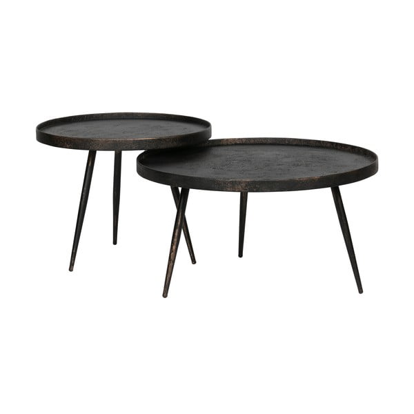 Czarny okrągły stolik ø 58 cm Bounds – WOOOD-image-3