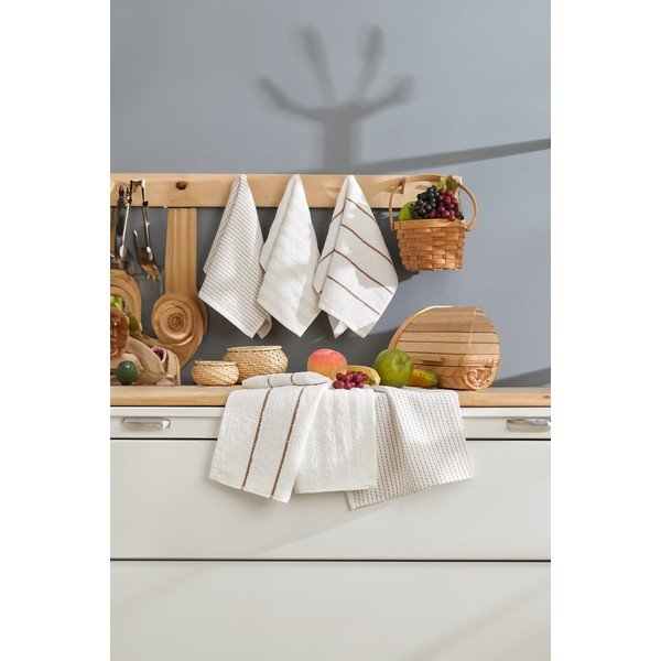 Bawełniane ścierki zestaw 6 szt. 30x50 cm Sofya – Foutastic-image-2