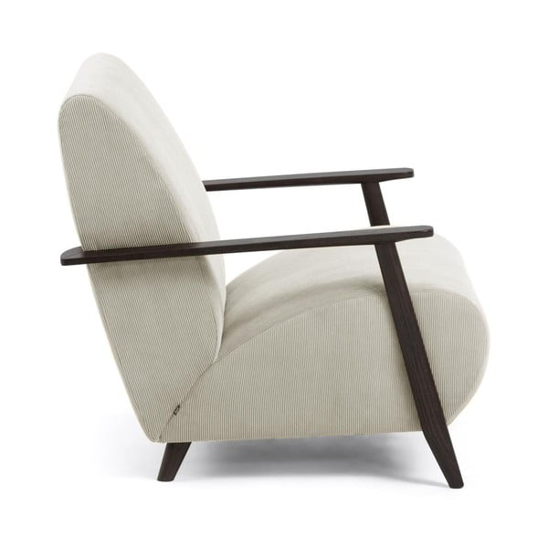 Beżowy fotel Meghan − Kave Home-image-2