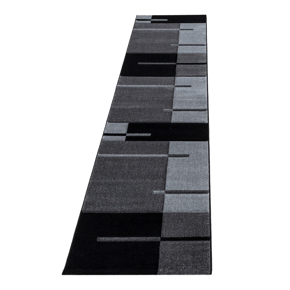 Ciemnoszary chodnik 80x300 cm Hawaii – Ayyildiz Carpets