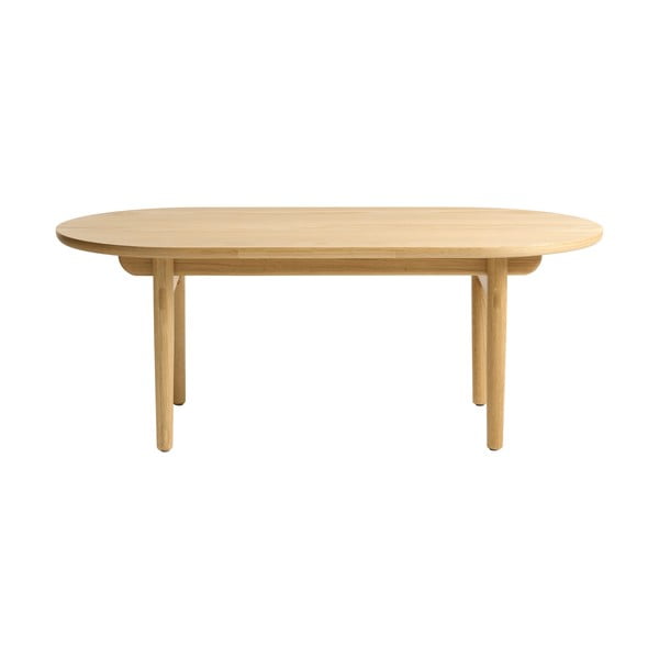 Naturalny stolik w dekorze dębu 70x130 cm Carno – Unique Furniture
