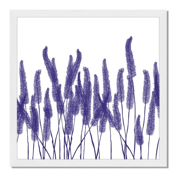 Obraz w ramie Liv Corday Provence Lavenders, 40x40 cm