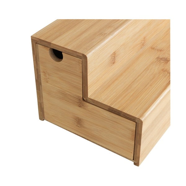 Pojemnik bambusowy na herbatę z półkami na kubki Wenko-image-3