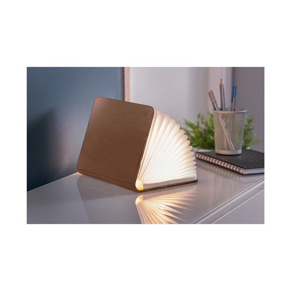 Lampa stołowa LED z tekstylnym kloszem (wysokość 2,5 cm) Booklight – Gingko-image-4
