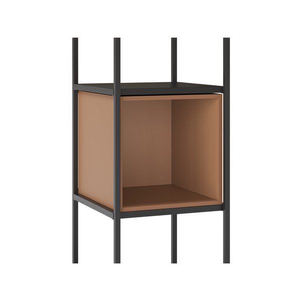 Czaro-/ceglasty regał 36x179 cm Anya – Marckeric-image-4