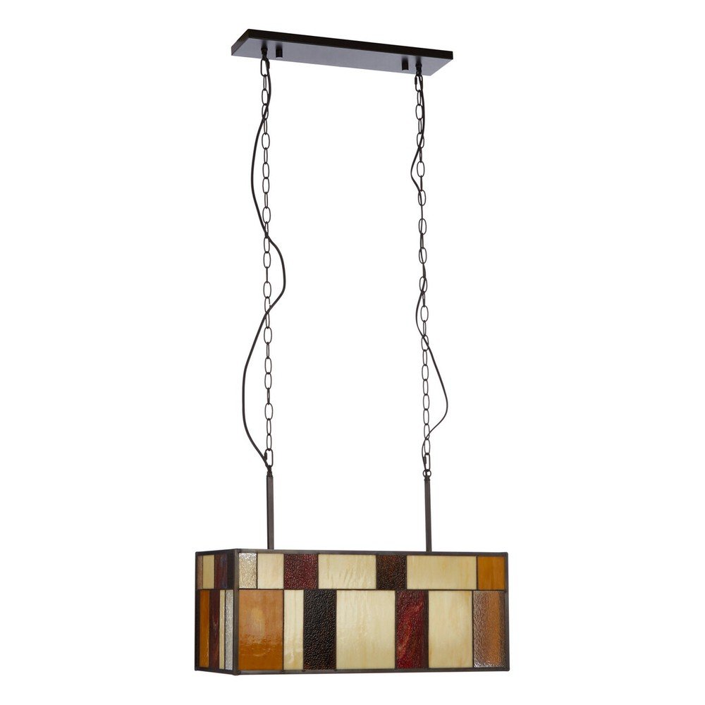 Metalowa lampa wisząca ze szklanym kloszem Waldorf – Premier Housewares